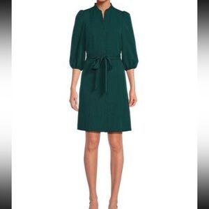 NEW with tags: Nanette Lepore Emerald Green 3/4 Sleeve Dress